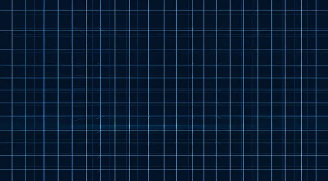 A digital grid pattern with thin blue lines on a dark blue background, perfect for technology and data visualization themes