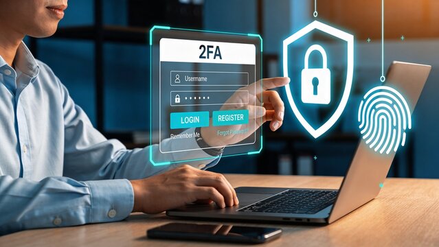 Secure your digital life with two-factor authentication and fingerprint login for enhanced security