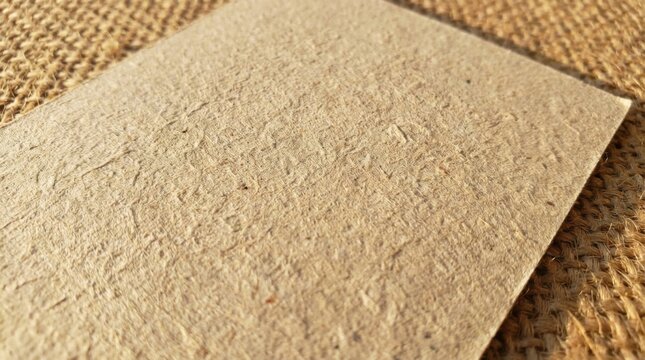 Close-up macro view of distinctly fibrous cardstock paper texture in natural light