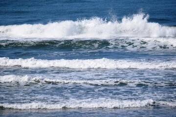 日本海の荒波 庄内海岸