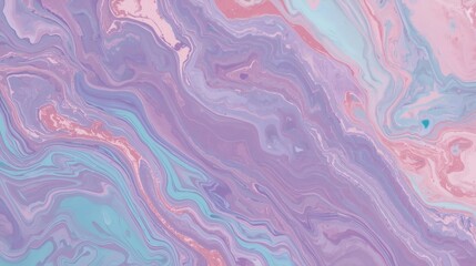 Fototapeta premium Abstract Fluid Art: A captivating swirl of pastel hues creates an ethereal abstract artwork, offering a sense of flowing movement and artistic expression.