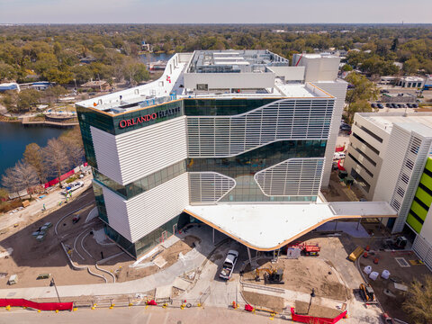 Orlando Health building under construction