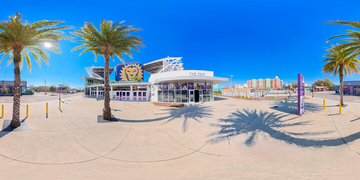 Inter and Co Stadium Orlando. 360 equirectangular photo