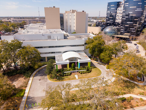 Aerial photo Arnold Palmer Hospital Orlando Florida