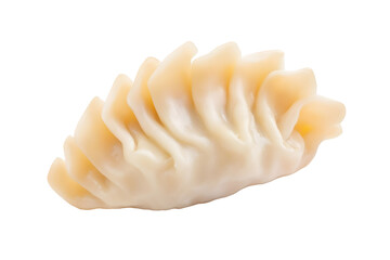 Steamed gyoza dumpling isolated on white background