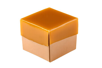 Japanese curry roux box isolated on white background