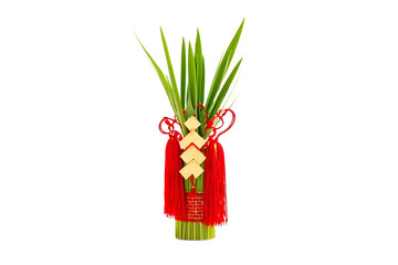 Japanese New Year kadomatsu decoration isolated on white background