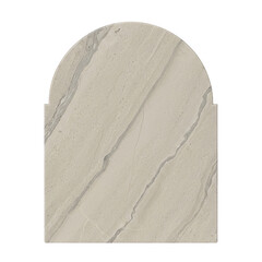Fototapeta premium Elegant textured beige stone archway or decorative wall panel design