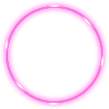 pink neon ring