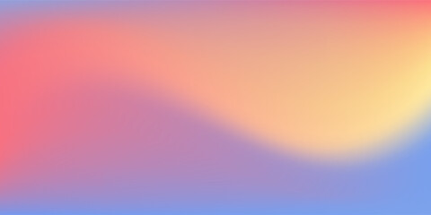 Obraz premium Blurred color gradient background, abstract blue red yellow grain gradation texture. eps 10