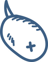 Olive Doodle Sketch Icon