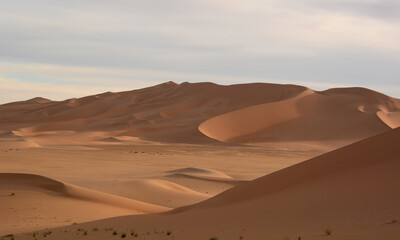 The sand dunes of Erg Admer. Djanet province. Algeria