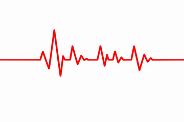Simple Heartbeat Line Design