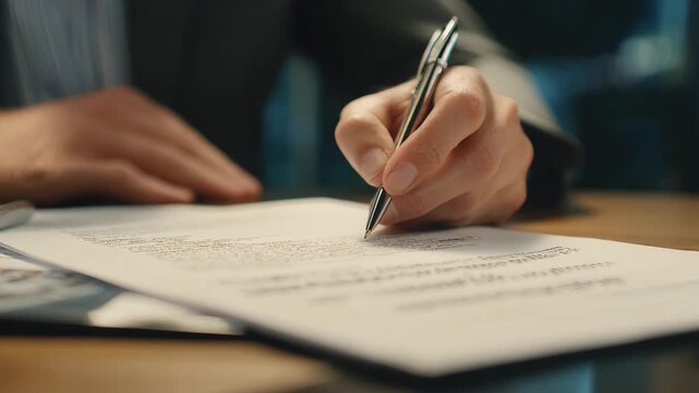 Medium shot of a bilingual legal expert preparing contract drafts in two languages showcasing multilingual document customization.