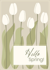 Tulip Greeting Card Spring