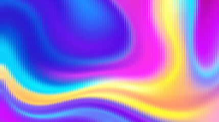 Vibrant colorful abstract background with wavy gradient