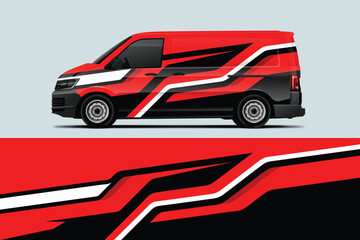 Fototapeta premium Car livery graphic vector design. Abstract grunge background wrap design for vehicle vinyl stickers and car branding.