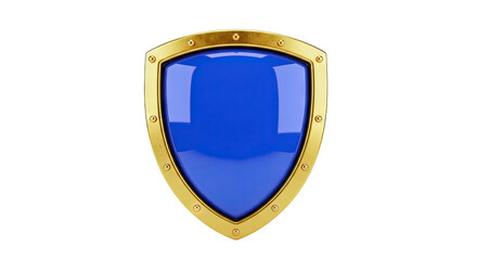 Gold and Blue Shield