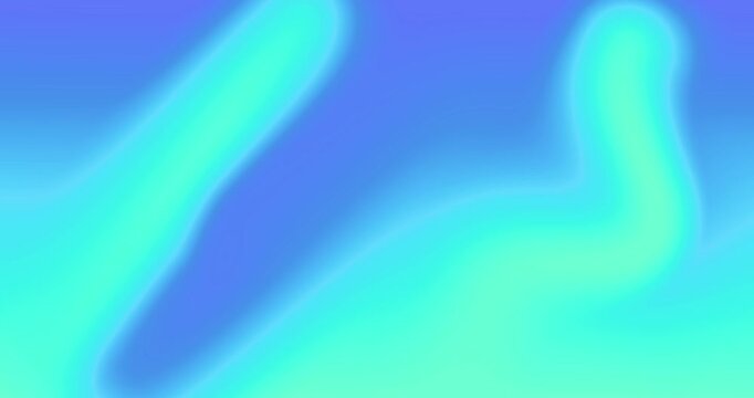 Liquid Wave Gradient Abstract Motion Background.  Blue, Aquamarine, Purple, Turquoise, Sky Blue Seamless Loop Video Animation Background - 4K