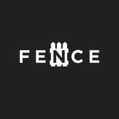Minimalist Fence Wordmark Logo with Creative Picket Fence Design