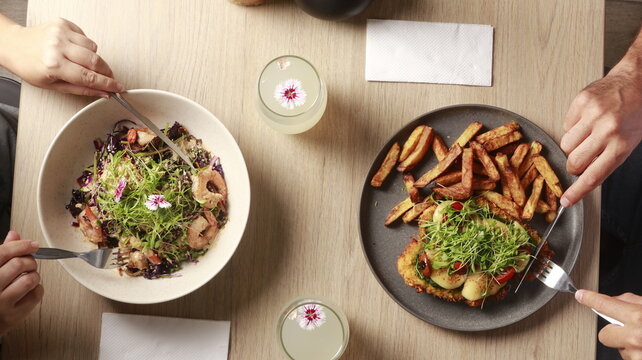 Food, gourmet restaurant, &agrave; la carte dishes, desserts