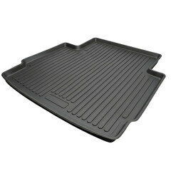 Car trunk liner on black background isolated on transparent background