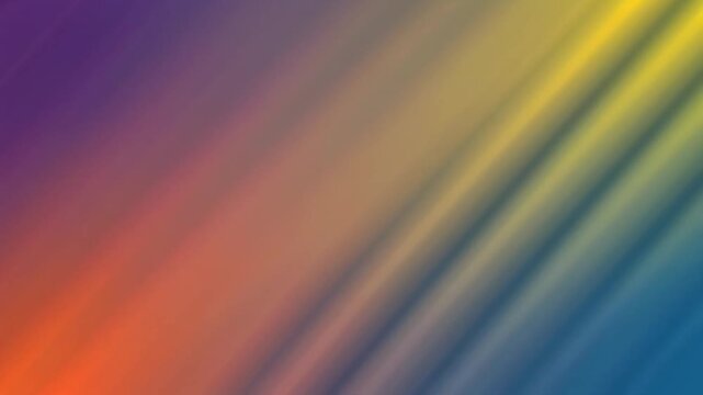 Dynamic diagonal gradient of vivid colors illustrating movement and energy in an abstract environment, viewed from a centered perspective