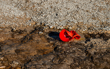 The area clearly demonstrates the volcanic nature of Yellowstone.