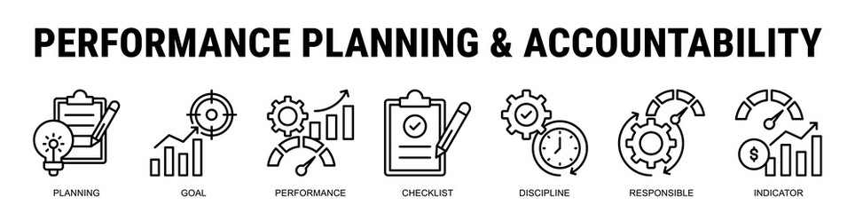 Fototapeta premium Improving Productivity Through Disciplined Planning, Measurable Indicators, Structured Checklists, And Clear Accountability Systems.