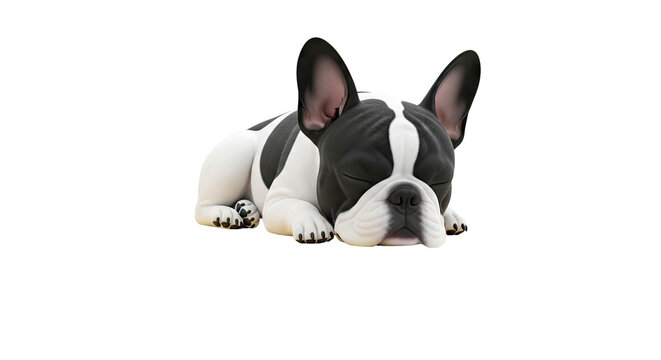 Sleeping French Bulldog