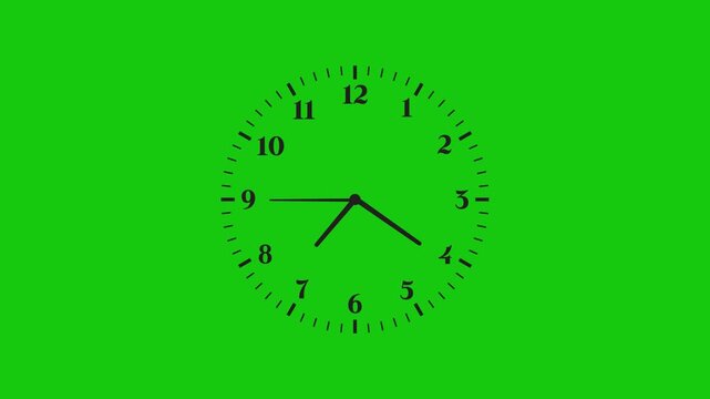 Simple Clock Animation green screen, Clock Timelapse Green screen Alpha Loop. Simply animated clock counting up to 24 hours with green screen.
4K High Quality Green Screen Video.