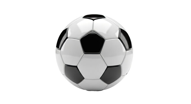 Classic Black and White Soccer Ball