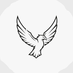 Obraz premium Stylized dark metallic bull head with sharp horns on a black background