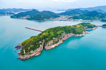 전남 고흥군 애도의 여름 풍경 (쑥섬)
