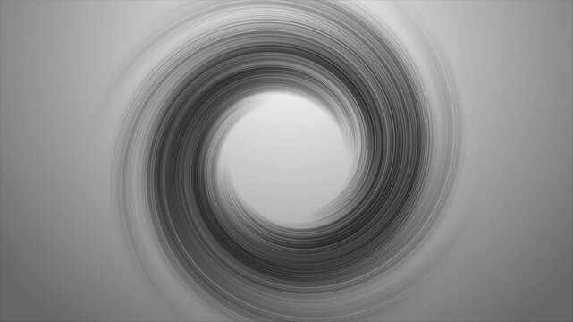 4k video hole grey metalic  abstract light swirl texture circle art digital spiral wave motion geometric for business technologi