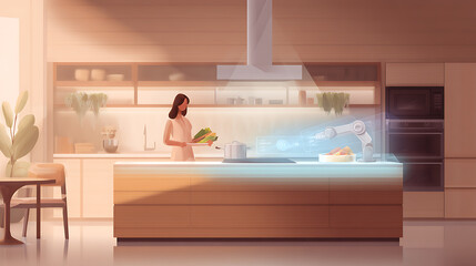 woman in kitchen