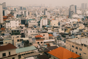 aerial view of Hanoi
