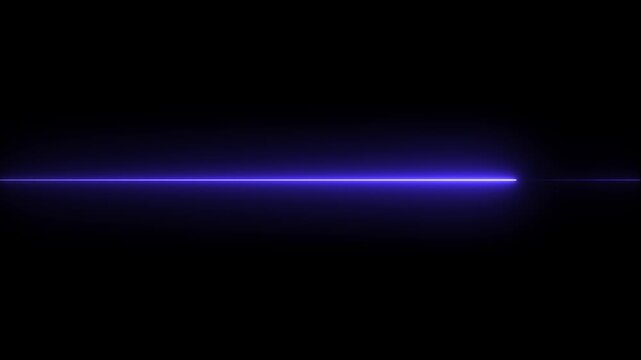 Abstract beautiful blue neon line background. glowing light effect, futuristic motion graphic.
subtle light diffusion and energy pulse, The direction of the horizontal neon line is right and left.