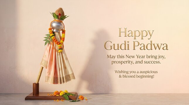 Traditional Gudi Padwa Festival Poster Design