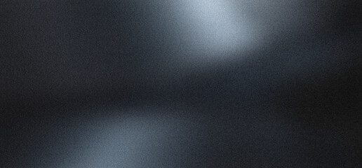 Brushed dark metal texture with soft light reflections. Industrial black steel surface background. Polished metallic charcoal gradient for luxury product backdrop and modern tech wallpaper. © LOVE