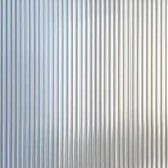 Obraz premium Warm Beige Reeded Glass Texture Background with Vertical Rib Pattern