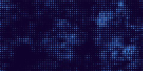 Digital futuristic grid or technology pattern vector