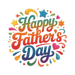 Fototapeta premium Happy Fathers day dad