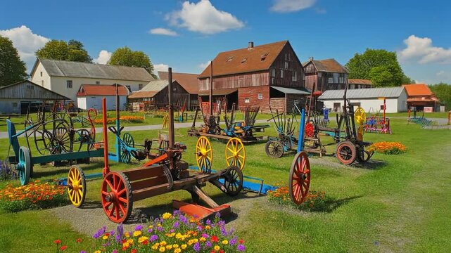 playground in the woods