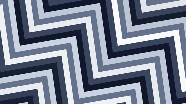 Abstract zigzag pattern animation background loop