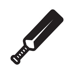 A black and white image of a cricket bat