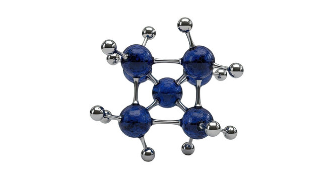 Bicyclohexyl Molecular Model