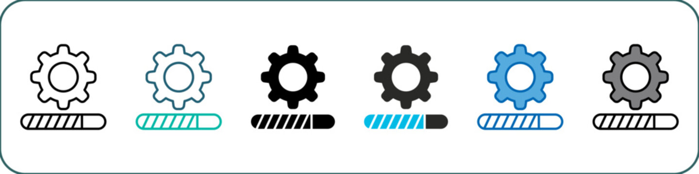 Process Single Icon Pack Multistyle