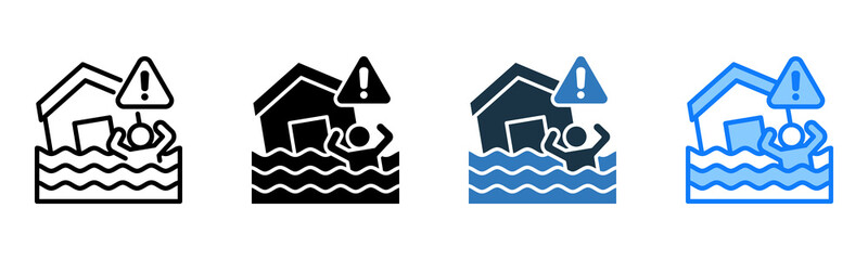 Fire Extinguisher icon multiple style 