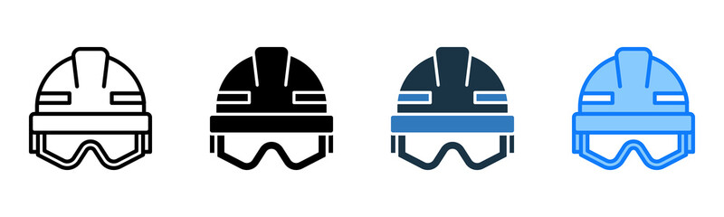 Protective Gear icon multiple style 